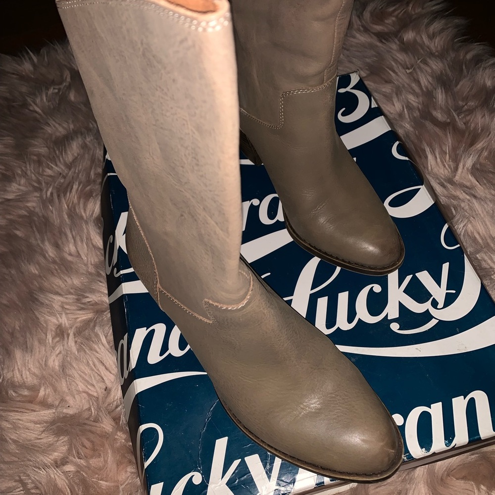 Lucky Brand boots.